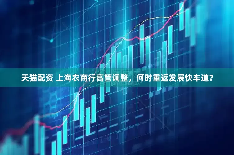 天猫配资 上海农商行高管调整，何时重返发展快车道？