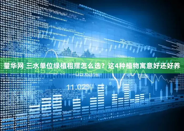 量华网 三水单位绿植租摆怎么选？这4种植物寓意好还好养